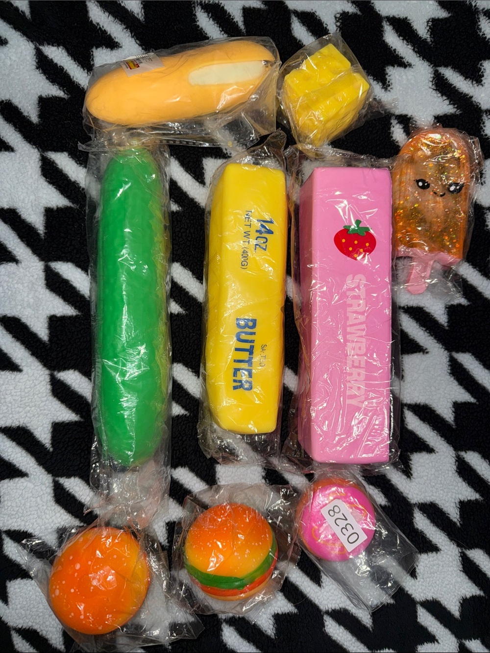 Kids Soft Food & Fruit Squishy Toy Set